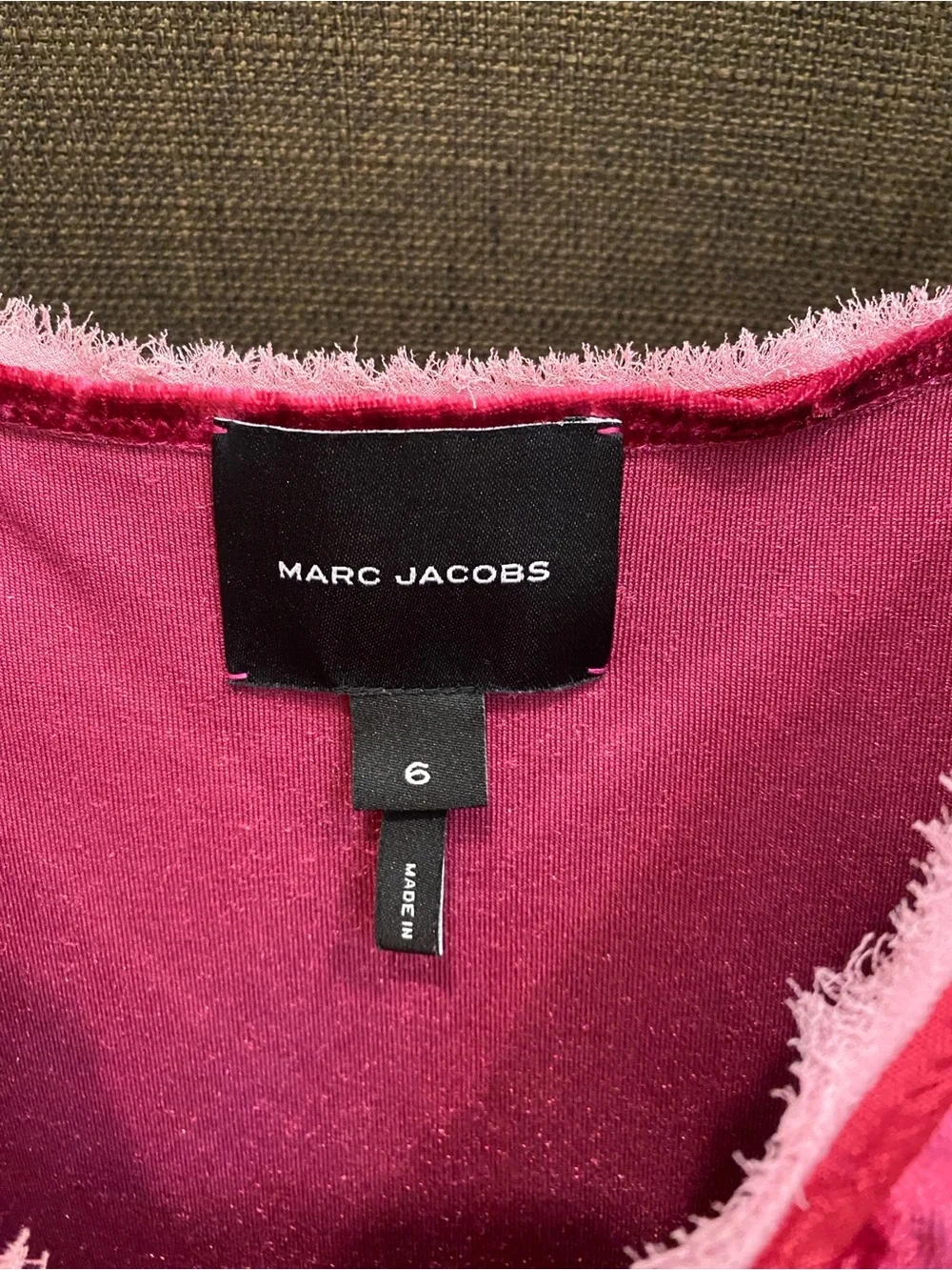 Marc Jacobs Raspberry Slip Dress - Picture 3 of 5